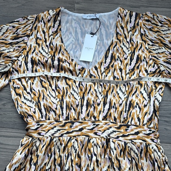 Axara Paris | Colourful splat printed flowy dress / New with tags Size M - Picture 7 of 14